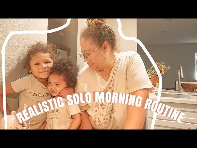 REALISTIC SOLO MOM MORNING ROUTINE WITH TWO TODDLERS  +  MAKING SOURDOUGH BREAD