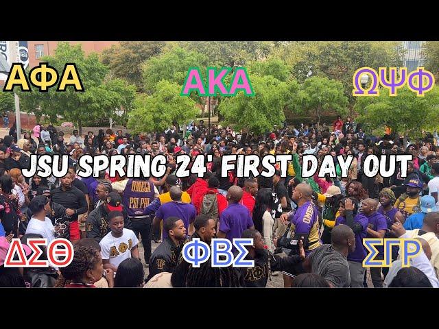 Spring 2024' First Day Out | Jackson State University's Greek Life