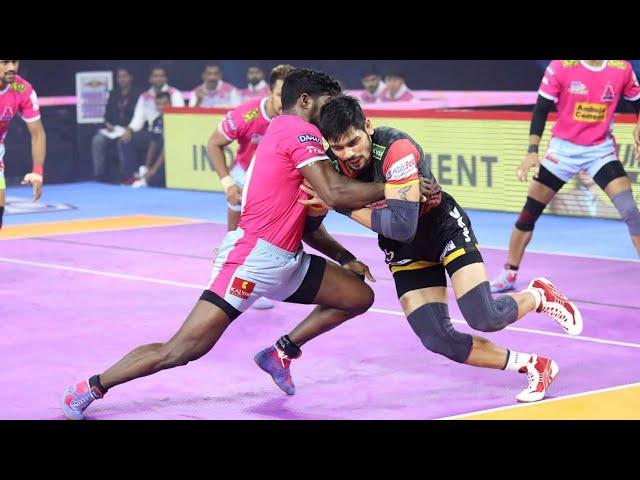 Pro Kabaddi 2019 Highlights | Jaipur Pink Panthers vs Bengaluru Bulls | Hindi M58