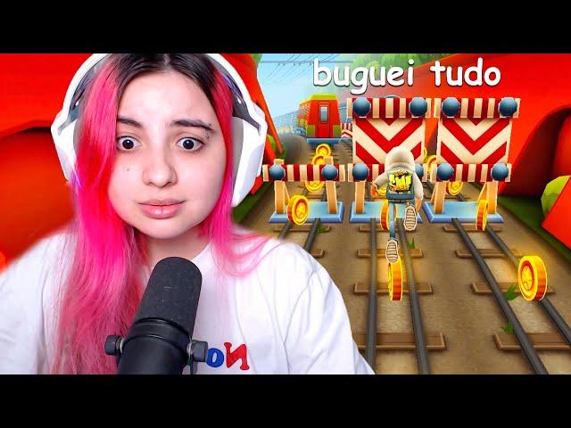 fiz no coin na primeira versão do subway surfers e buguei tudo  n sei como fiz isso