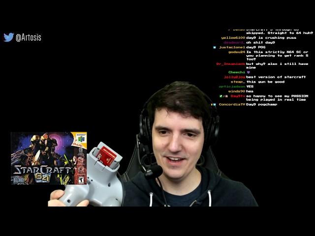 Artosis plays StarCraft 64