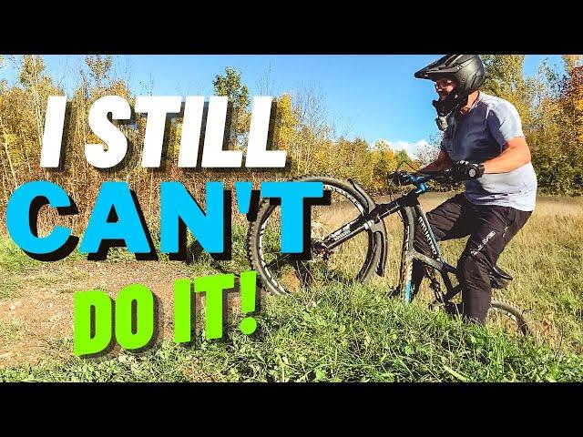 Trying To Jump A Mountain Bike [Over 40]