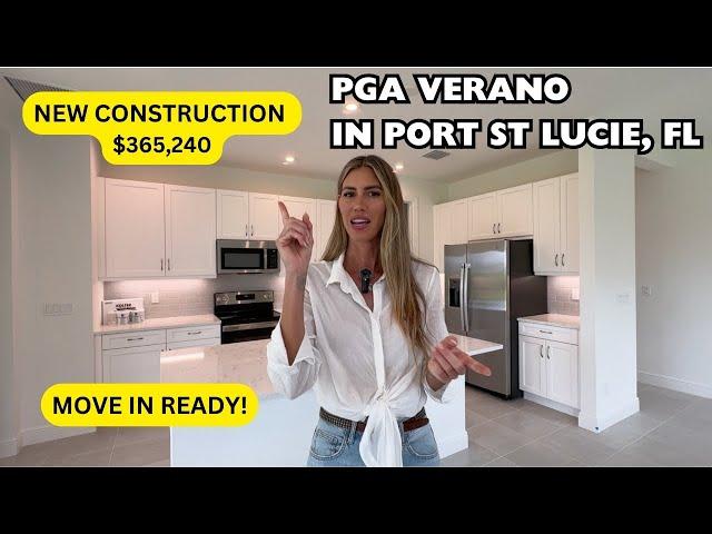 PGA Village Verano - New Construction Home - Port St. Lucie, FL | Move-In Ready for $365,240