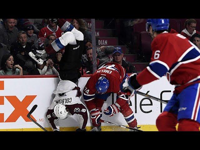 Жесточайшие силовые приёмы в NHL