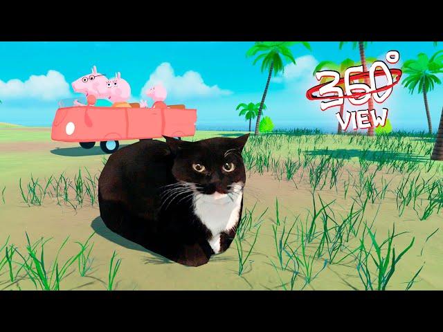 Maxwell Cat 360° 4K 60FPS Animation meme FNF