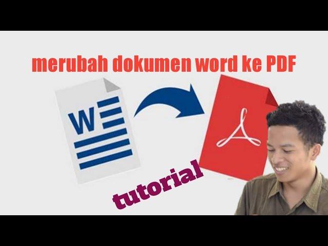 CARA MERUBAH FORMAT WORD KE FORMAT PDF || tutorial 2010