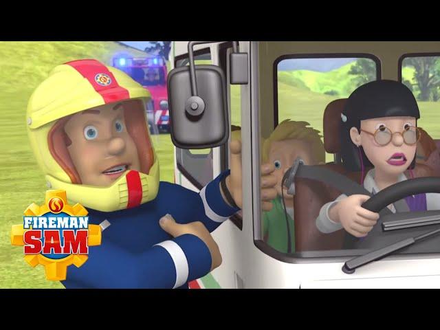 Got to Rescue that Bus!  Fireman Sam US | Firefighters in Action!  Cartoons for Children