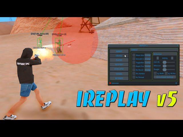 iREPLAY v5 -  СЛИВ ПРИВАТ МУЛЬТИ-ЧИТА / AIM / SILENT AIM / ВЫГРУЗКА ЧИТА ИЗ ИГРЫ / WH / GTA SAMP