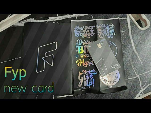 Unboxing of new 2023 fyp card 