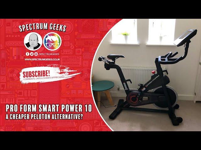 ProForm Smart Power 10 Spin Bike Build and Review - Peloton Alteneration, iFit