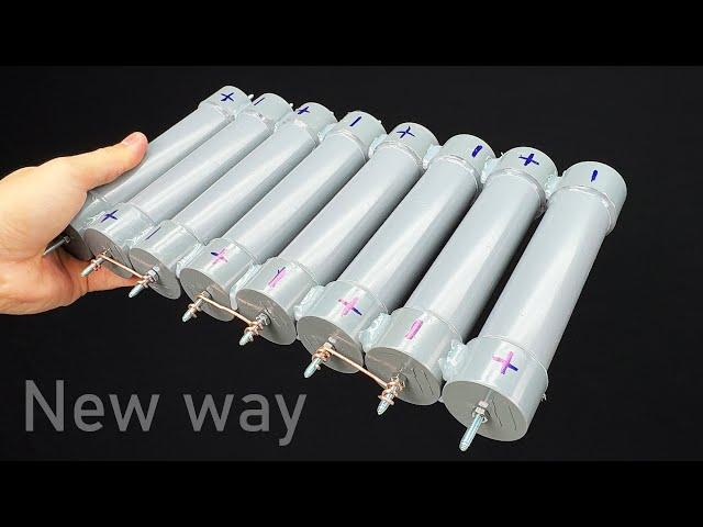 Say Goodbye To Factories, They Didn't Think I Could Make A 12V Battery This New Way