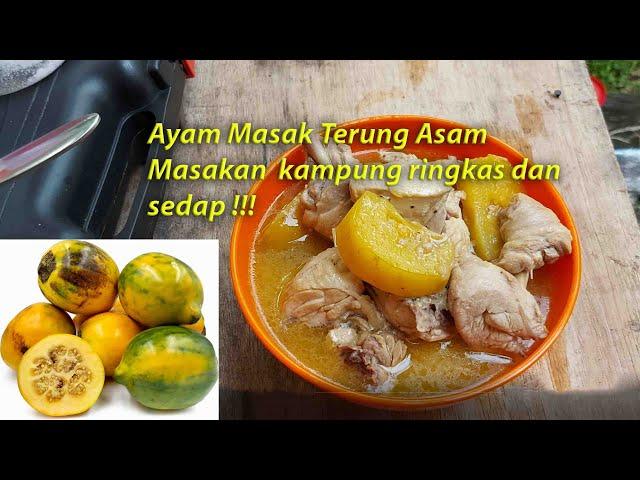 Simple Recipe | Ayam Masak Terung Asam