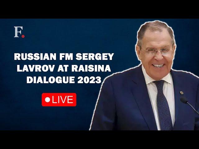 Raisina Dialogue 2023 LIVE: Russian Foreign Minister Sergey Lavrov Speaks In New Delhi | India G20