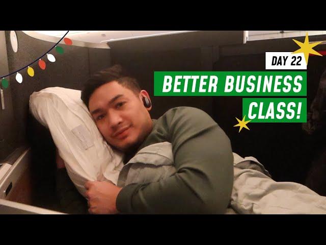 TRYING BRITISH AIRWAY'S BETTER BUSINESS CLASS (Going Home to Seattle) - #vlogmas2024 Day 22