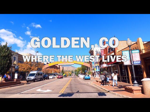 Golden, CO - Driving Tour 4K