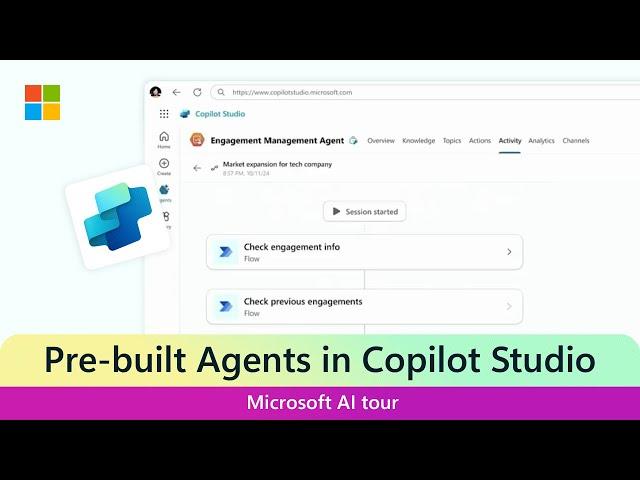 AI Tour Demo: Copilot Studio and Pre-built Agents