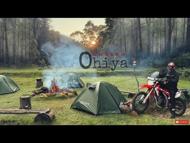 Ohiya Camping | Lost in the Mist Camping, Swim, Adventure in Ohiya| සීතල ඔහියේ දින දෙකක්| 4K