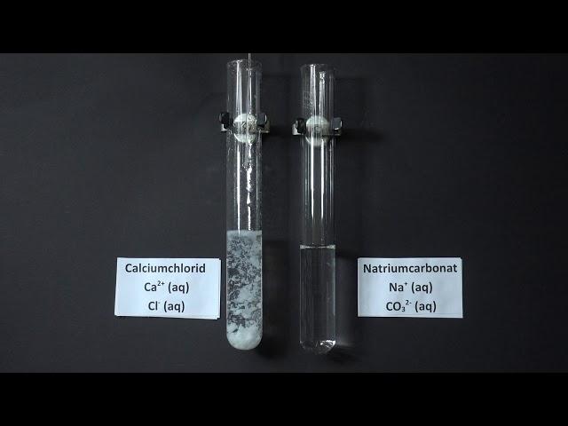 Fällung von Calciumcarbonat