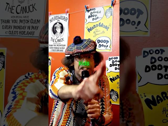 Nardwuar on NEVER Giving Up 