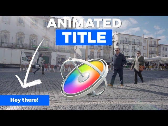 Motion Lower Thirds Title Tutorial