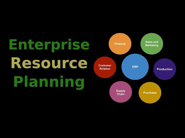 Introduction to Enterprise Resource Planning(ERP)