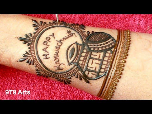 Karwa Chauth 2024 Mehndi Designs, Simple, Easy Full Hand Mehndi Design Images