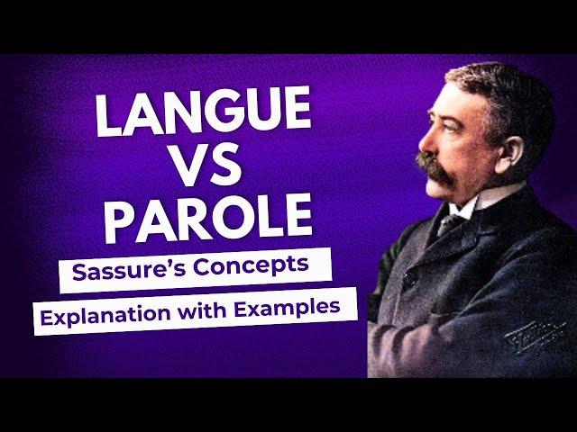 Langue vs Parole Explained: Key Concepts from Ferdinand de Saussure