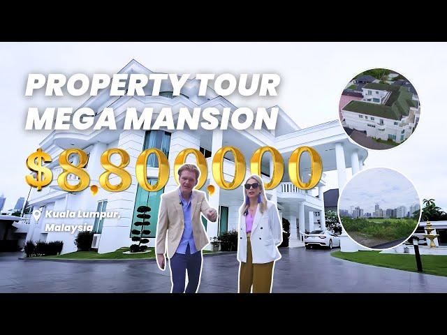 Property Tour in a Mega Mansion in Kuala Lumpur | $8,8 Million | Homes In Asia