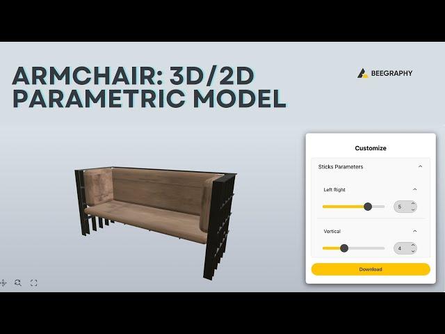 BeeGraphy 3D Parametric Configurator/ BeeGraphy 3D Model Marketplace