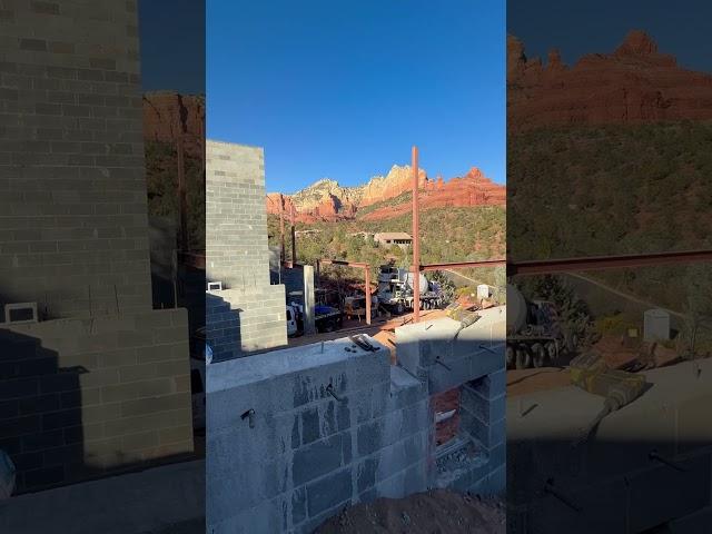 MONSTER Grout job in Sedona AZ #arizona #concretepump #concrete #concreteboompump #grout #pump