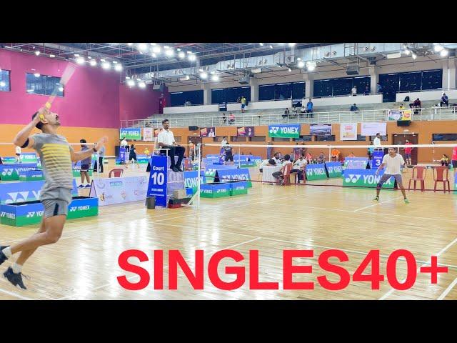 MEN'S SINGLES | MASTERS NATIONAL BADMINTON CHAMPIONSHIP GOA 2023 ANTONY JACOB V/S ABHISHEK PATIL