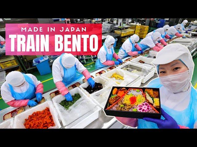How a Train Bento Box is Made in Japan