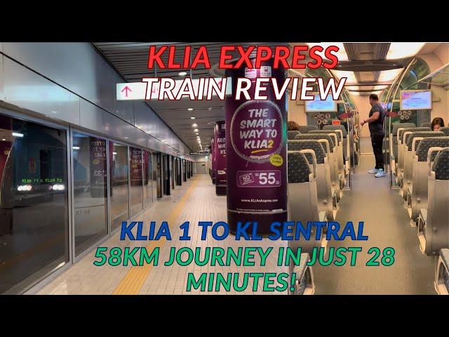 Is Getting the Train to/from Kuala Lumpur Airport the Right Choice? KLIA Express Train Review