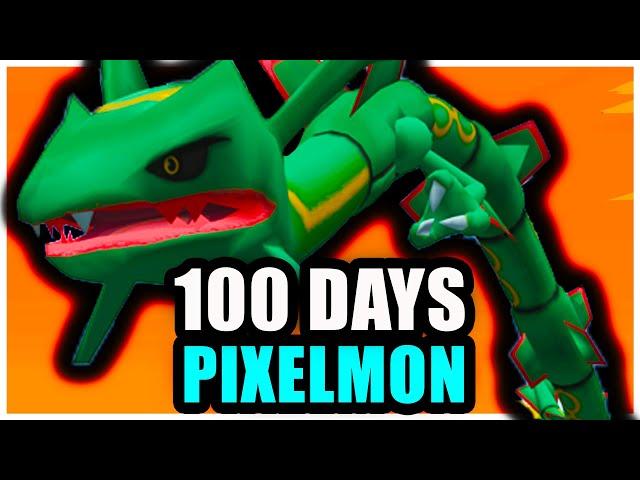 I Spent 100 Days in Minecraft Pixelmon, Here's What Happened...