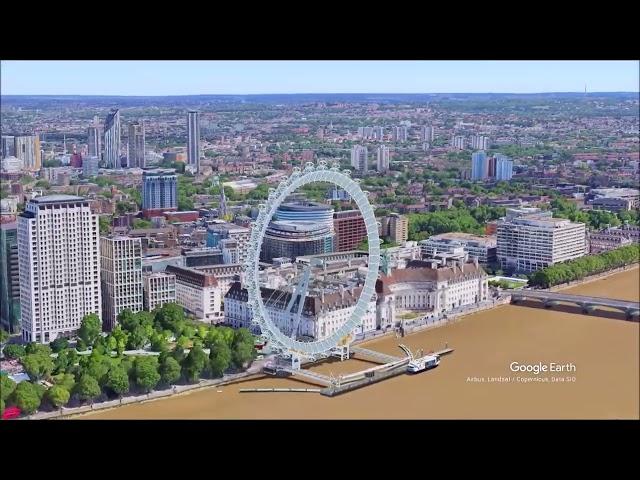 The London Eye or the Millennium Wheel in London