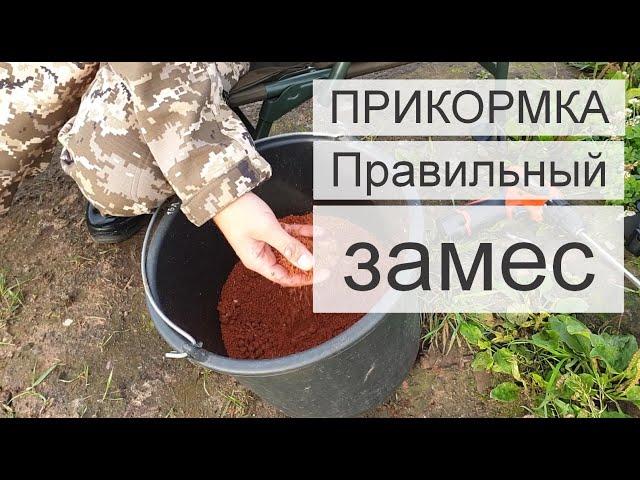 Как правильно замешать прикормку для ловли на фидер