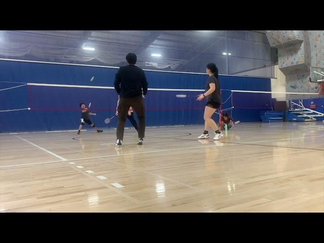 Badminton Doubles 3rd Set (RM vs. MH)