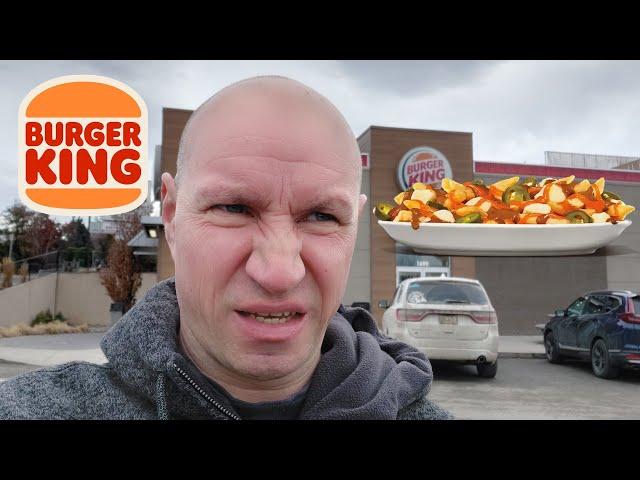 Burger King's New Angry Poutine!