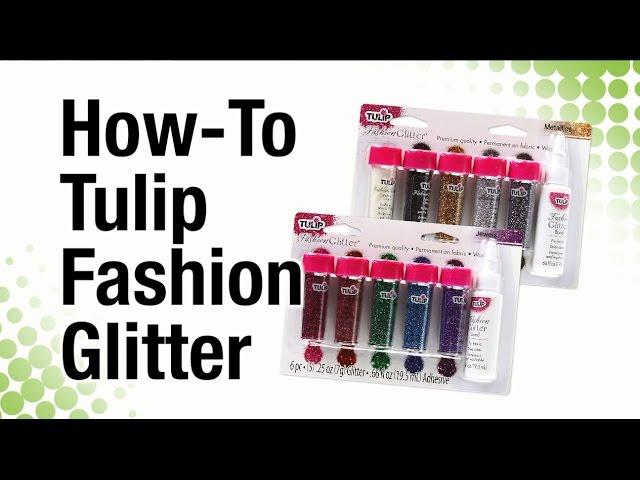 How To Tulip Fashion Glitter Tips