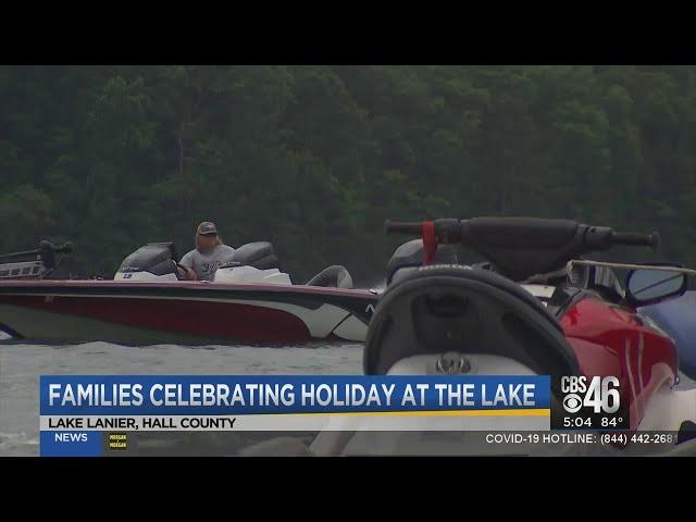 Lake Lanier draws Memoral Day crowds