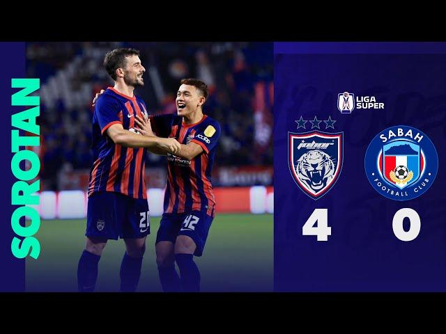 Johor Darul Ta'zim 4-0 Sabah FC | Sorotan Perlawanan Liga Super 2024/25