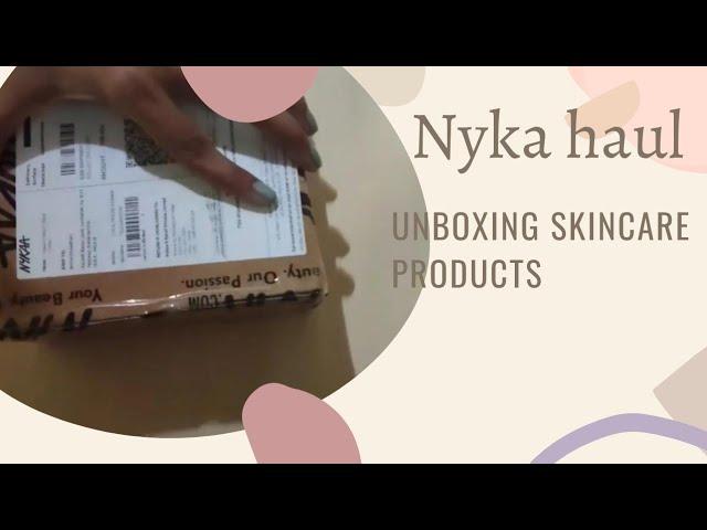 Nyka haul|| Unboxing my skincare products #shorts #nykahaul #skincare #ytshorts