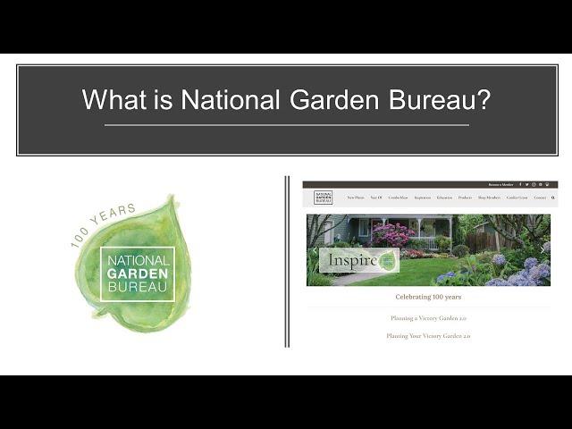 What is National Garden Bureau?