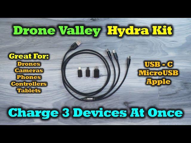 Drone Valley Hydra Charging Kit - Charge 3 Devices At Once!