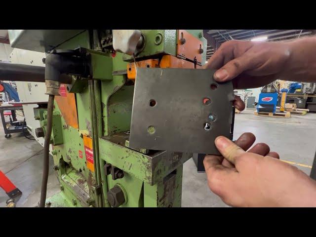 Peddinghaus Peddiworker 880 88 Ton Hydraulic Ironworker