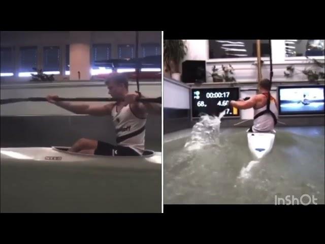 Kayak Technique - Jacob Schopf - Pool - Split Screen