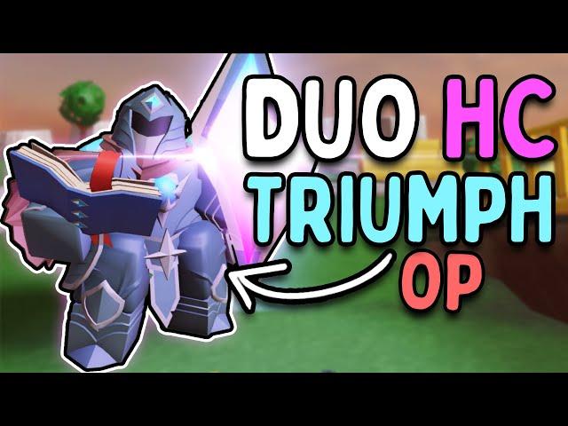 DUO HARDCORE TRIUMPH WITH ACCELERATOR | 350+ DPS | Roblox Tower Defense Simulator