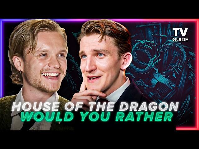 House of the Dragon Stars Play Would You Rather | Tom Glynn-Carney, Ewan Mitchell