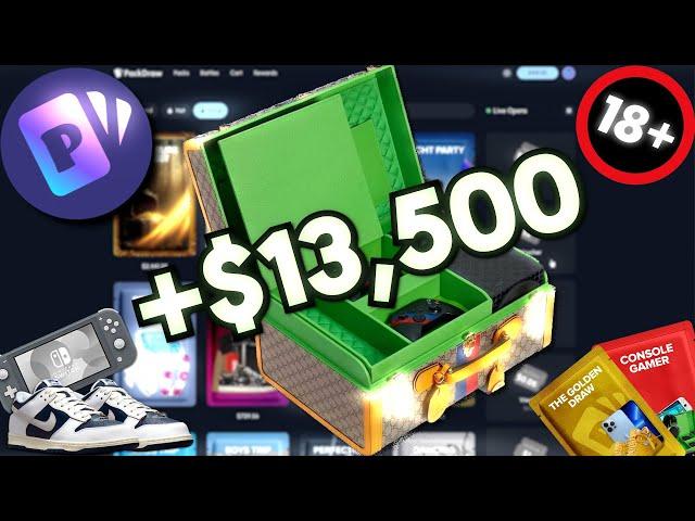 $13,000 MAX WIN?!!? (.01% PULL) PackDraw