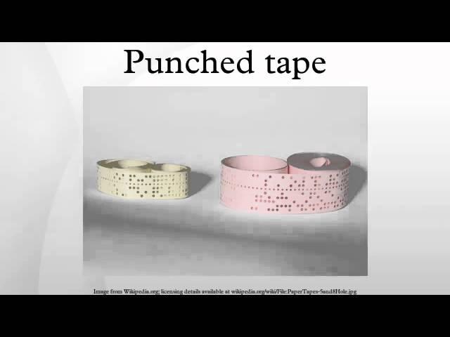 Punched tape HD